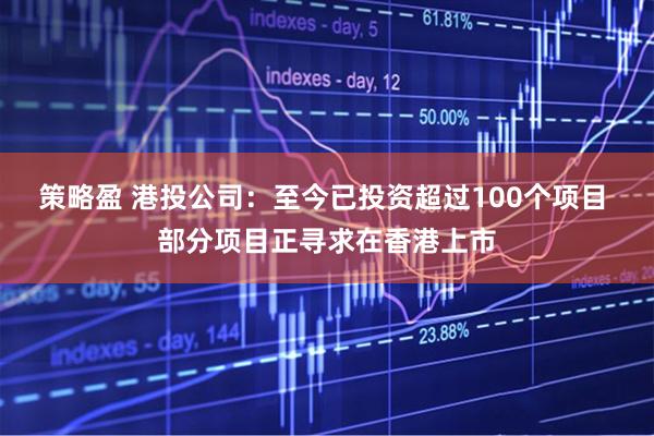 策略盈 港投公司：至今已投资超过100个项目 部分项目正寻求在香港上市